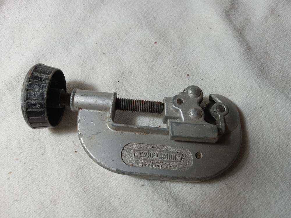 Vintage Craftsman Pipe Tube Cutter 1/8&Prime; &ndash; 1&Prime; Diameter 9-5533 Made in USA (012)