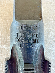 RIDGID E-5118 1-1/4&rdquo; NPT Pipe Tap &ndash; Genuine OEM Tool