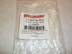 New WESTWARD 5PXH3 Pipe Tap, Taper, 3/8 Inx18, Uncoated, Right Hand, (B79J)