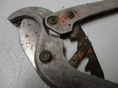 RARE VINTAGE JAPAN XL 17&Prime; LONG PVC Pipe Cutter Cutting TOOL Aluminum Rachet Type