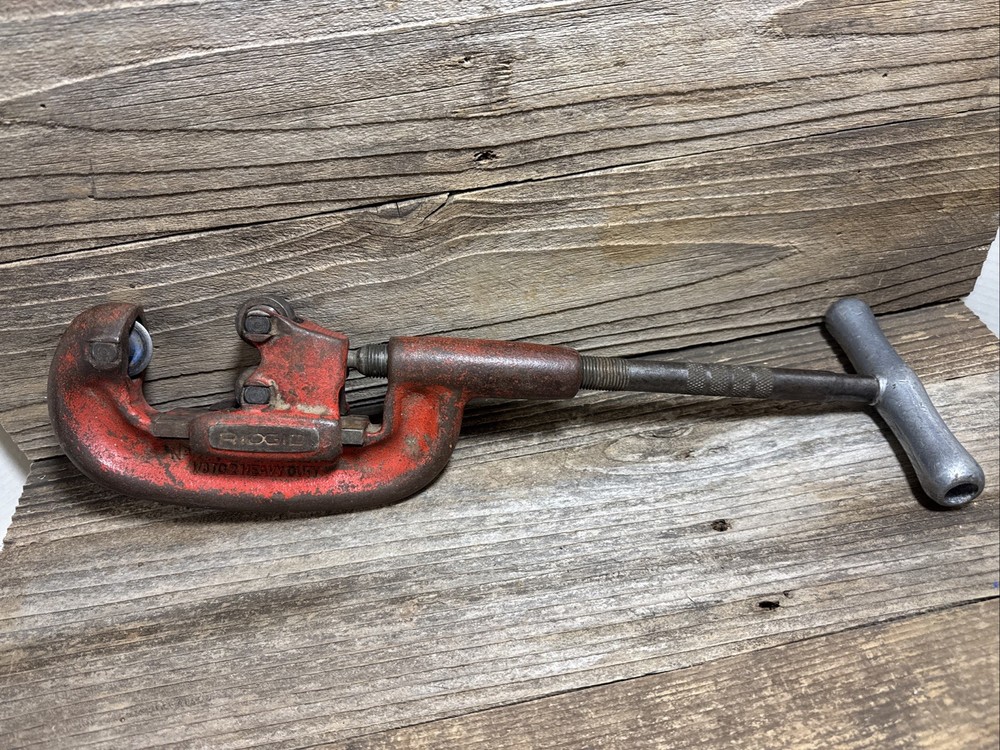 RIDGID No. 2A Heavy Duty Pipe Cutter 1/8&Prime;&ndash;2&Prime; Vintage RIDGE TOOL USA Steel