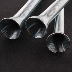 5pcs 21cm Spring Bending Tube Pipe Bender 1/4&Prime; 5/16&Prime; 3/8&Prime; 1/2&Prime; 5/8&Prime; Silver Set