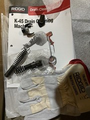 RIDGID K-45-5 (36023) Sink Machine w/ C-1IC & C-6, Tools, Case (115V)