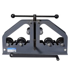 Manual Tube Roller Bender 1-1/2in 6 Dies Carbon Steel Square Round Pipe