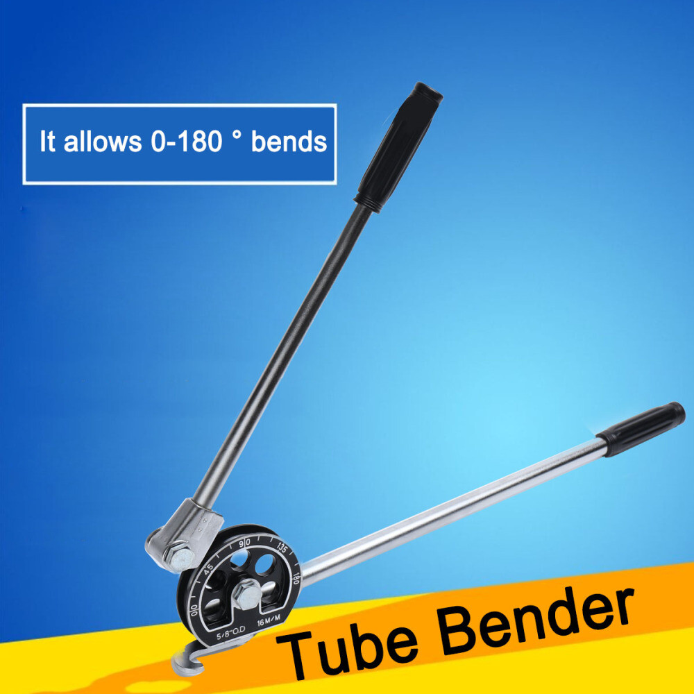 5/8&rdquo; Manual Tube Pipe Bender Pipe Bending 0-180 Degree for Copper & Aluminum US