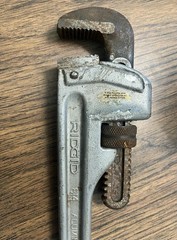Ridgid 14 Aluminum Pipe Wrench 814 Ridge Tool Company Lifetime Warranty Plumbing