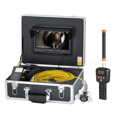 VEVOR Sewer Camera with 512Hz Locator, 165 Ft/50 M, 9&Prime; Drain Inspection Camera w