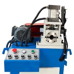 Pneumatic Solid Bar Rod Pipe Bender Chamfering Beveling Deburring Machine