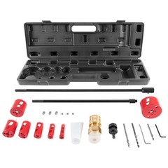 08350 DM3MECH Mechanical Hot Tapping Machine Kits for NPT w/ Hole Saws and Arbor