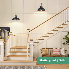 11&Prime; Black Gooseneck Wall Lights &ndash; 2-Pack Waterproof Farmhouse Sconces