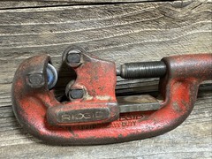 RIDGID No. 2A Heavy Duty Pipe Cutter 1/8&Prime;&ndash;2&Prime; Vintage RIDGE TOOL USA Steel