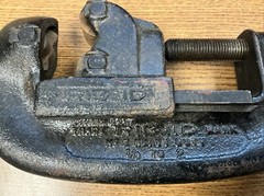 Vintage Rigid No. 2 Heavy Duty No. 1 & 2 Pipe Cutter Tool 1/8&Prime; To 2&Prime; USA 🇺🇸