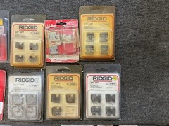 Mixed lot of Ridgid Pipe Dies 1/2&Prime; 3/4&Prime; 1-1/4&Prime; Berkley BT-00003 37875 37825 3782