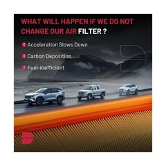 BDFHYK 2PC Engine Air Filters Compatible with Toyota 2023 Sequoia 3&hellip; Fast Ship