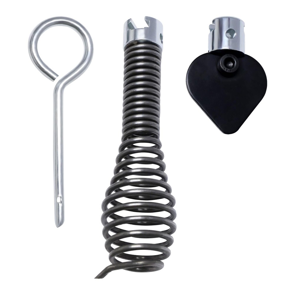 12128 T-240 Drain Cleaner Tool Set 12128 3-Piece Black and Silver
