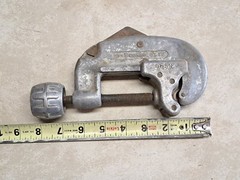 Vintage RIGID No. 20 Tubing Pipe Cutter 5/8 &ndash; 2 1/8 15mm- 54mm. USA