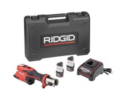 Ridgid RP 251 Press Tool Battery Kit (No Jaws) 2 Batteries Charger Case 78178