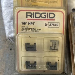 Rigid Pipe Dies LOT (new old stock)