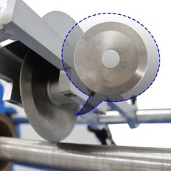 TECHTONGDA&reg; 220V Electric Cutter 550W Paper Pipe Tube Slitting Cutting Machine