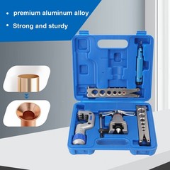 Eccentric Flaring Tool Kit Single Flare for 1/4&Prime; &ndash; 3/4&Prime; Aluminum Copper Pipe