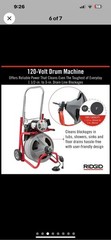 RIDGID 52363 K-400 115V Drum Machine