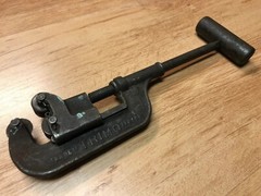 HEAVY DUTY PIPE CUTTER 1/4&rdquo; to 1 1/4&rdquo; Pipe Cutting Tool TRIMO NO 1 Made In USA