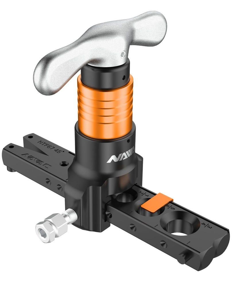 NAVAC NTF67D Hand or Drill Powered Flaring Tool, 3/16", 1/4",