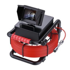 50M 4.3inch LCD Sewer Pipe Inspection Camera Bent 90&deg;Waterproof Vent Inspection