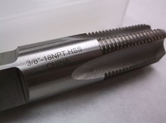 New WESTWARD 5PXH3 Pipe Tap, Taper, 3/8 Inx18, Uncoated, Right Hand, (B79J)