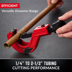 3Pcs Tubing Cutter Set with Fast Quick-Adjust &ndash; 1/4&Prime; to 2-1/2&Prime; outside Diam. for