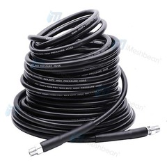 100FT 1/4&Prime;M-NPT Drain Cleaning Hose Sewer Jetter Nozzles Kit For Pressure Washer