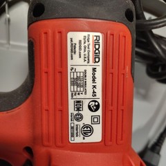 Rigid K-45 Drain Cleaner Snake Auger