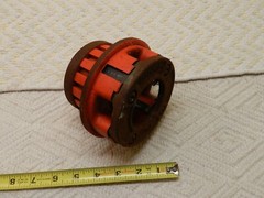Ridgid 37410 12R 1-1/2&Prime; NPT Ratcheting Pipe Threading Die Head Complete