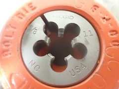 Ridgid 37640 00-RB 5/8&Prime;-11TPI UNC RH Alloy Steel Bolt Threader Die Head (BN52)