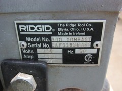Ridgid Model 300 Compact Pipe Threader Threading Machine 115V 1Ph
