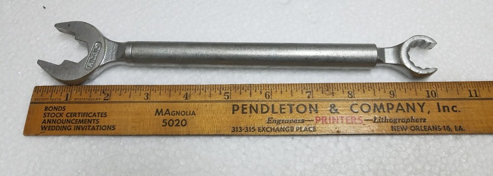 #750 RIDGID ONE STOP WRENCH Open End 15/16 & 9/16 & 5/8 Flare Nut