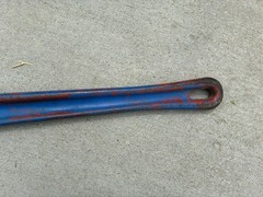 RIDGID Heavy Duty Straight Pipe Wrench 48 in Steel, 6 in Pipe Capacity