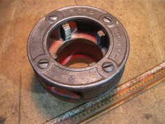 Ridgid 12R 2&Prime; Die Head Ratchet Hand Pipe Threader 700 Power Drive NPSM