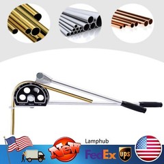 Ratcheting Manual Lever Pipe Bender 0-180&deg; Bending Machine 3/4&Prime; Tube Bender