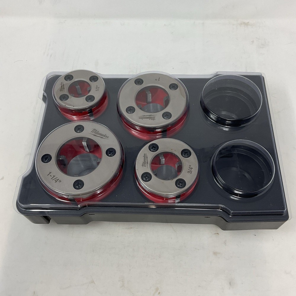 Milwaukee 48-36-1063 1/2&Prime;&ndash;1-1/4&Prime; ALLOY NPT Compact Forged Aluminum Die Head Kit