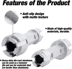 Effortless Tub Drain Installation Tool &ndash; 2000 kg-cm Torque for Old Drain Removal