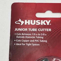 NEW!! Husky Junior Tube Cutter Cuts 1/8&Prime; To 5/8&Prime; Outside Diameter &ndash; 1003067549
