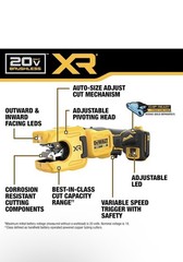 DEWALT 20V MAX XR 1-1/4 In. Copper Tubing Cutter (DCE154B)