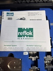 Klauke Reflok TuffLok MAPAX4L Battery Operated Axial Press Tool w/Jaws & Case