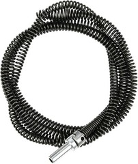 Drain Auger Snake Cable with Drill Adapter 6.5 Ft Heavy Duty
