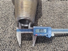 Water Well Drill Rod Tool Joint Adapter 1.59&Prime; x 3.46&Prime; x 11&Prime;, Steel