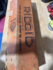 Ridgid Die Stock 00R Ratchet Type 3/4, 1/2, & 3/8