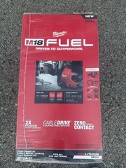 M18 FUEL 18-Volt Lithium-Iron Cordless Plumbing Drain Snake Auger Kit &ndash; NIB