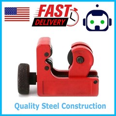 Mini Pipe Tubing Cutter 1/8&Prime; to 5/8&Prime; OD Copper Brass Aluminum Cutting HVAC Plumb