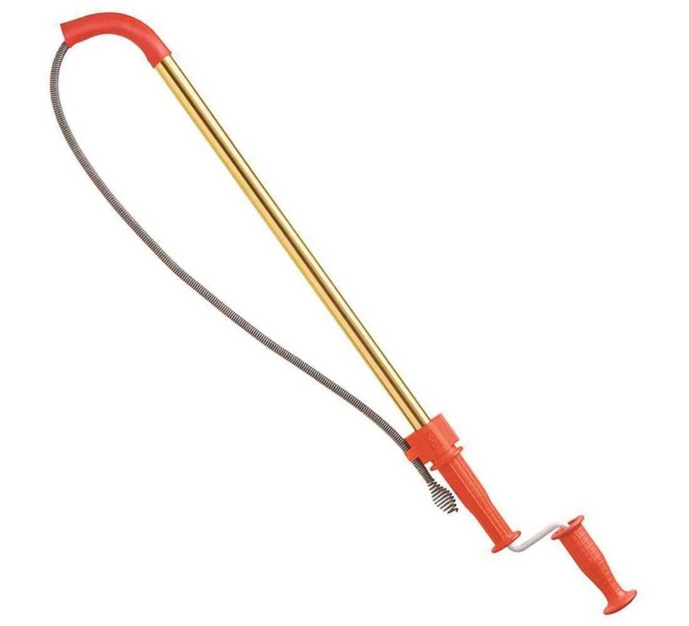 59802 K-6DH Hybrid Snake Auger with 6&prime; Heavy-Duty Drop Head Tri-Wrap Cable, M&hellip;